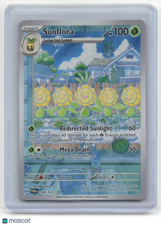 2024 Pokemon Sunflora Twilight Masquerade #169/167