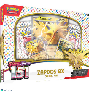 Pokemon Scarlet & Violet 151 Zapdos ex Collection