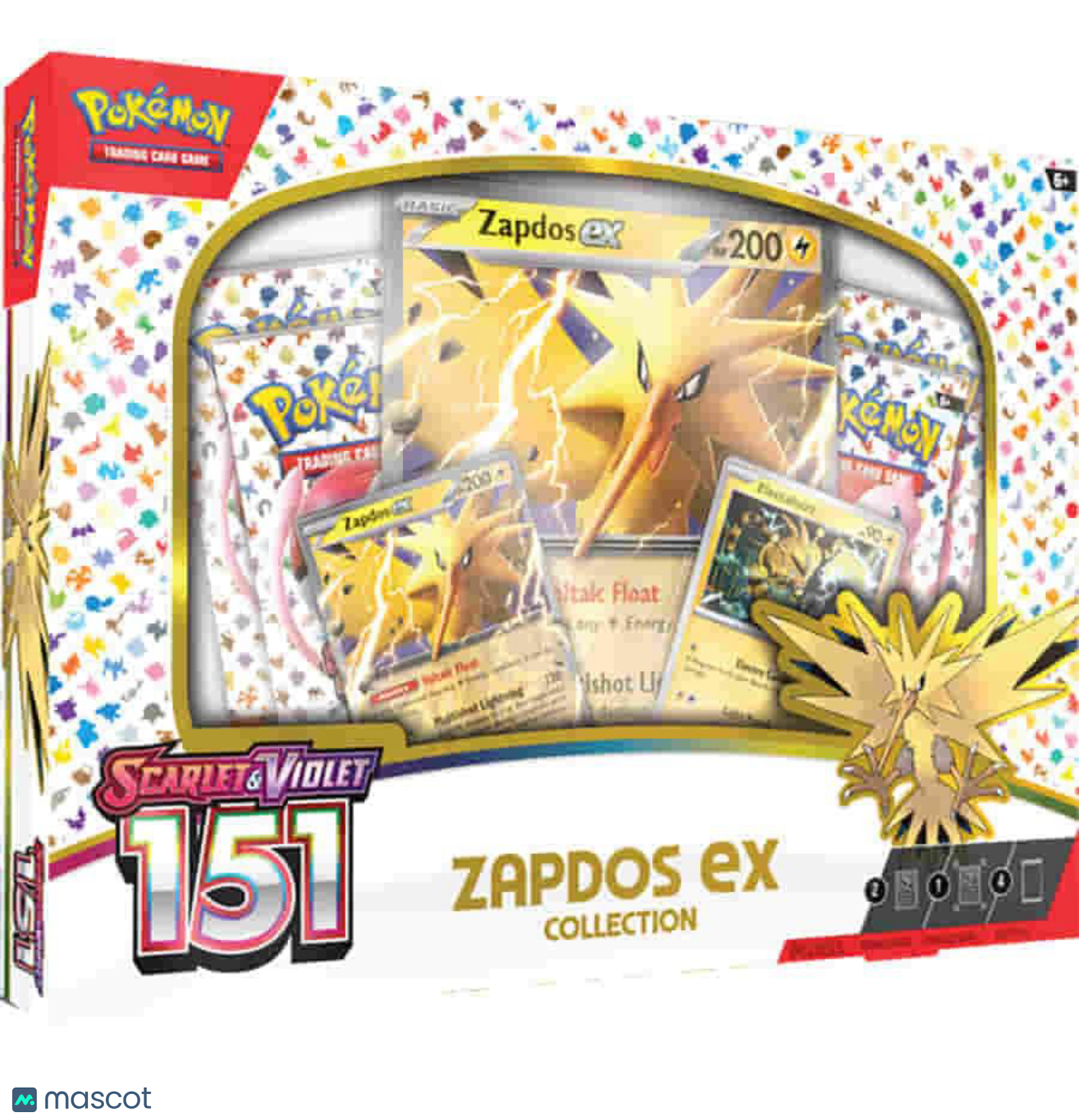 Pokemon Scarlet & Violet 151 Zapdos ex Collection
