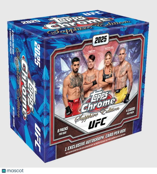 2025 Topps Chrome UFC Sapphire Edition Hobby Box - Papa Joey's Collectibles