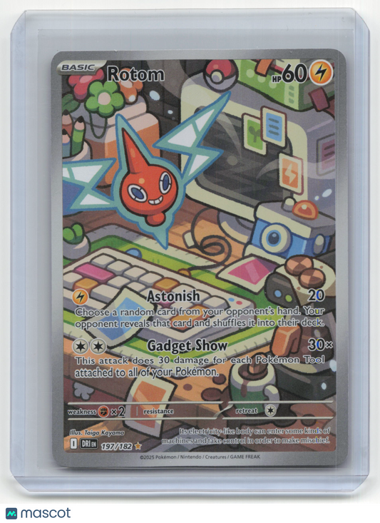 2025 Pokemon TCG Rotom Destined Rivals #197/182