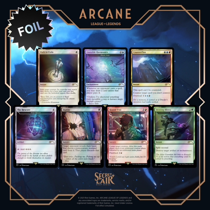 2021 Magic: The Gathering Secret Lair x Arcane (Traditional Foil Edition)