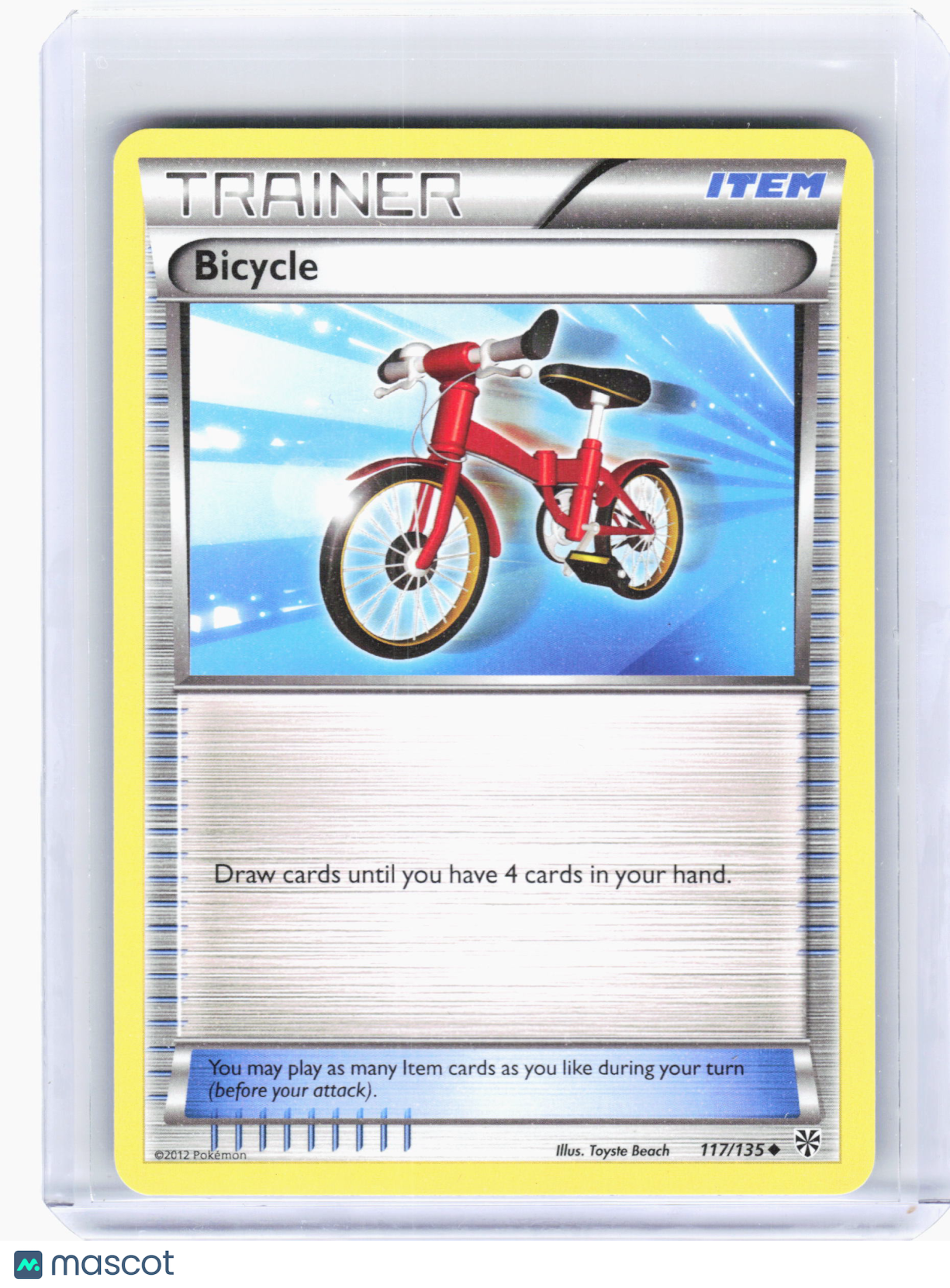 2013 Pokemon—Bicycle #117/135 Plasma Storm—Uncommon Non-Foil