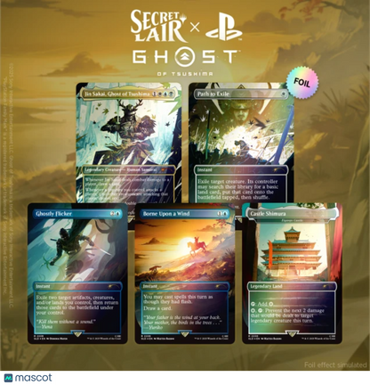 2025 Magic: The Gathering Secret Lair x Ghost of Tsushima (Rainbow Foil Edition)