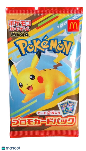 2025 Pokemon MEGA McDonald's Japanese Promo Booster Pack