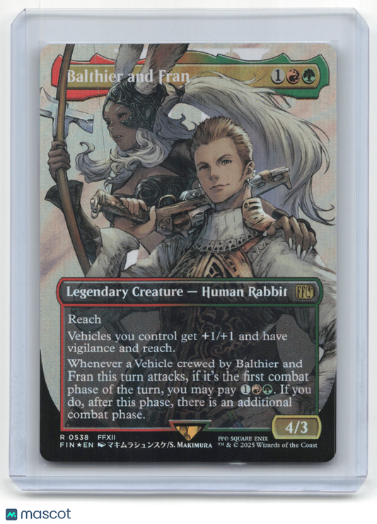 2025 Magic: The Gathering Balthier and Fran Final Fantasy #R 0538 Foil