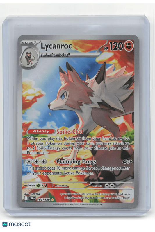 2025 Pokemon TCG Lycanroc Journey Together #166/159 - Papa Joey's Collectibles