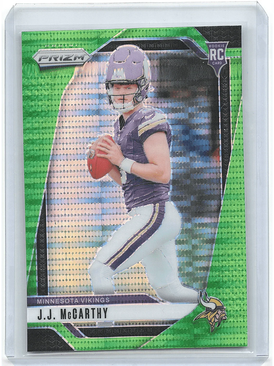 2024 Panini Prizm Football J.J. McCarthy RC #400 - Papa Joey's Collectibles