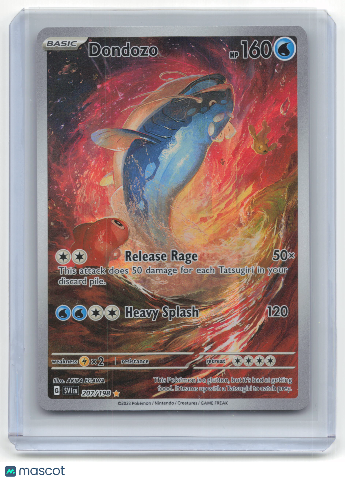 2023 Pokemon TCG Dondozo Scarlet & Violet #207/198