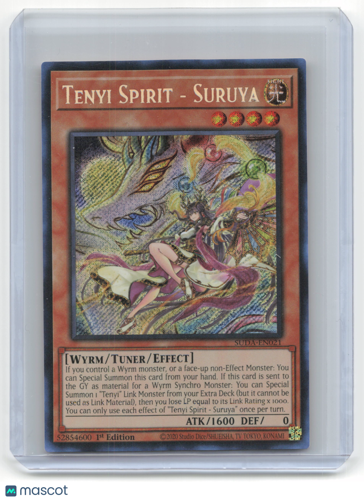 2025 Yu-Gi-Oh! Tenyi Spirit - Suruya Supreme Darkness #SUDA-EN021 SCR