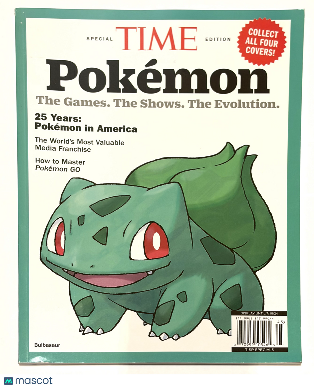 2024 TIME Magazine Special Edition Pokemon Bulbasaur