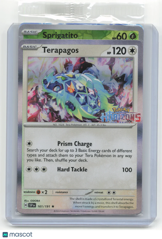 2024 Pokemon Sprigatitio Terapagos Surging Sparks #161/191 2 card promo pack - Papa Joey's Collectibles