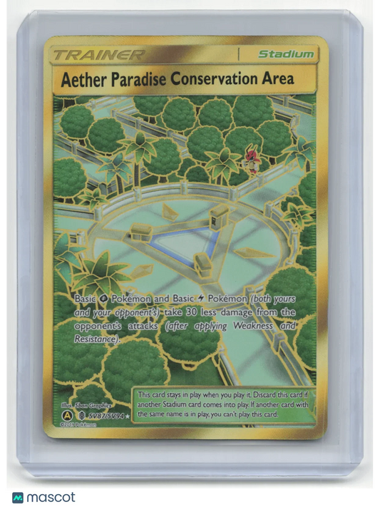 Aether Paradise Conservation Area Sun & Moon Guardians Rising #161/145 - Papa Joey's Collectibles
