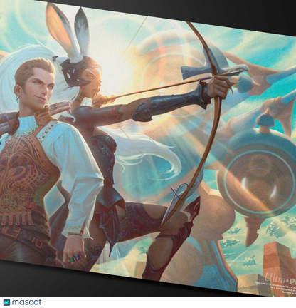 Ultra PRO | Magic: The Gathering Final Fantasy Playmat (Balthier and Fran) - Papa Joey's Collectibles
