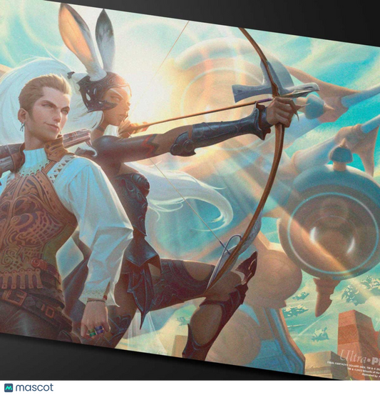 Ultra PRO | Magic: The Gathering Final Fantasy Playmat (Balthier and Fran) - Papa Joey's Collectibles