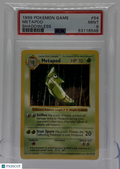 1999 Pokemon Game—Metapod #54 Base Set (Shadowless)—Common PSA 9
