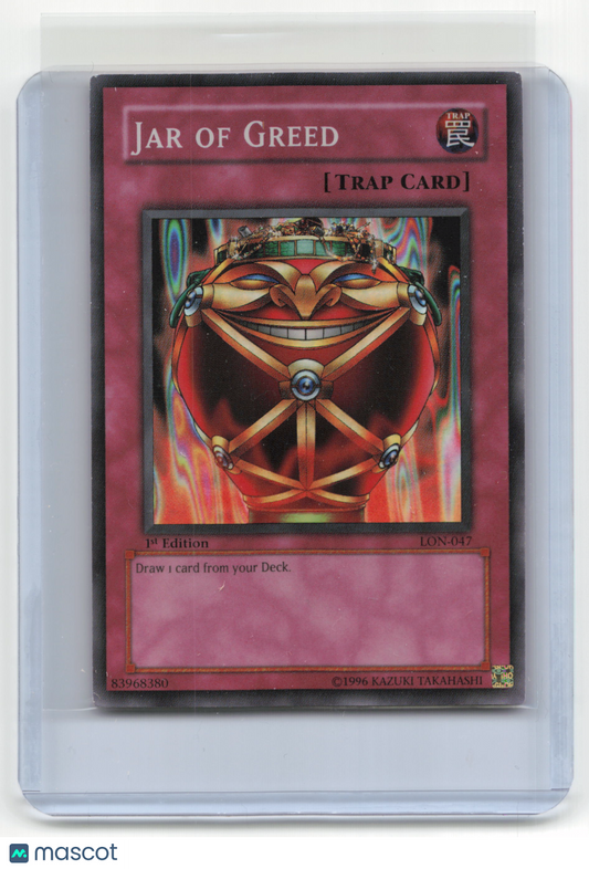 2003 Yu-Gi-Oh! Jar of Greed Labyrinth of Nightmare #LON-047 Heavily Played