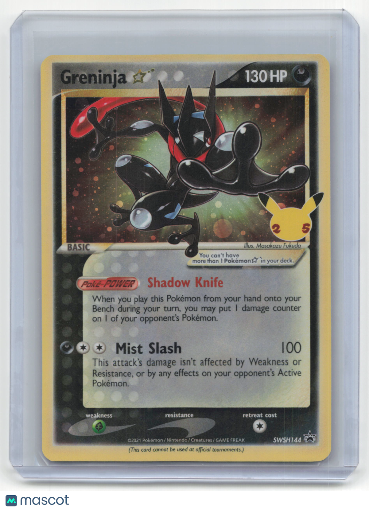 2021 Pokemon Greninja ☆ Celebrations #SWSH144 Near Mint FA