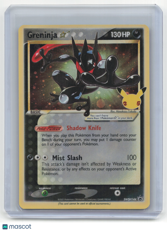 2021 Pokemon Greninja ☆ Celebrations #SWSH144 Near Mint FA