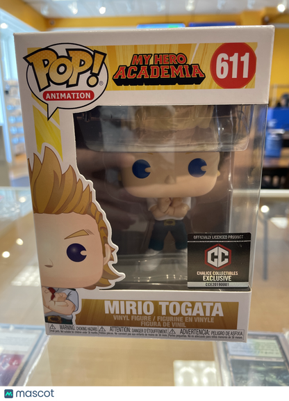 Funko My Hero Academia Mirio Togata #611 (VG) Chalice Collectibles Exclusive