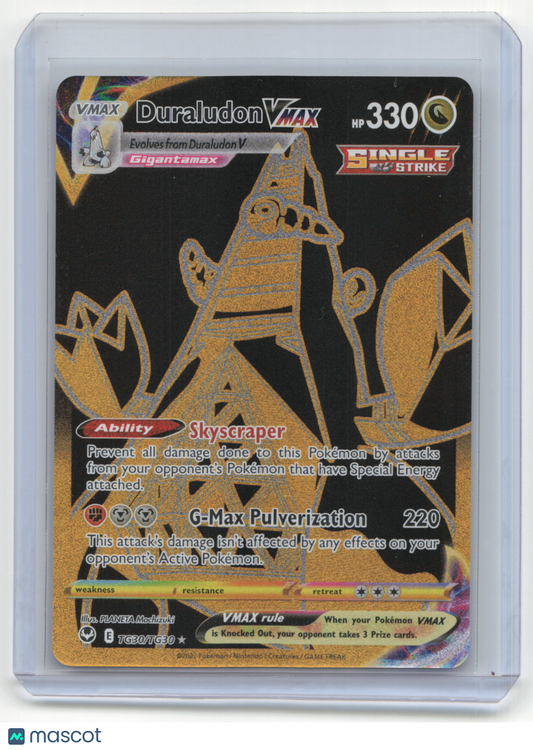 2022 Pokemon TCG Duraludon VMAX Silver Tempest #TG30/TG30