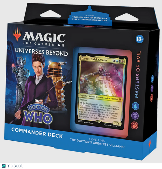 2023 Magic The Gathering Doctor Who Masters of Evil Commander Deck - Papa Joey's Collectibles