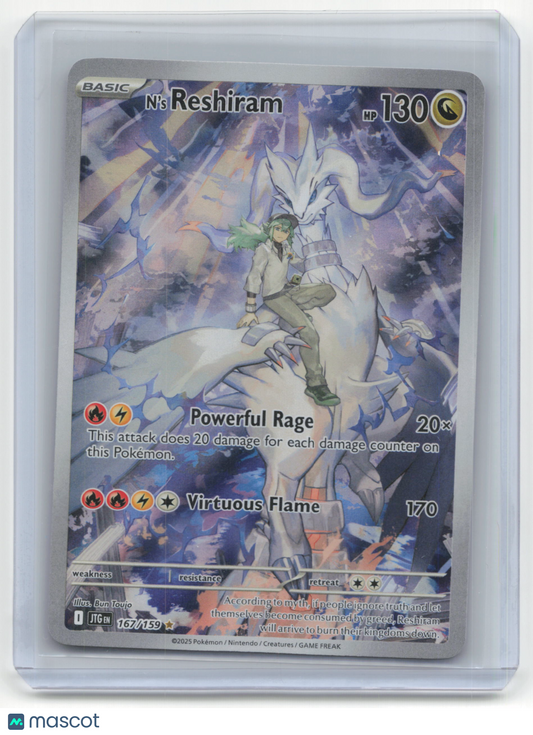2025 Pokemon TCG N's Reshiram Journey Together #167/159
