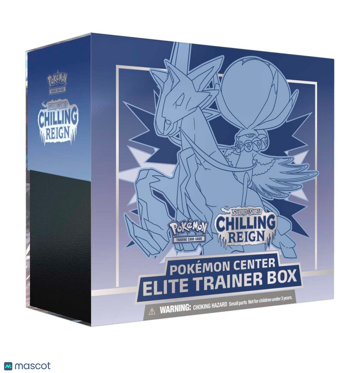 2021 Pokemon SWSH Chilling Reign (Ice Rider) Pokemon Center Elite Trainer Box
