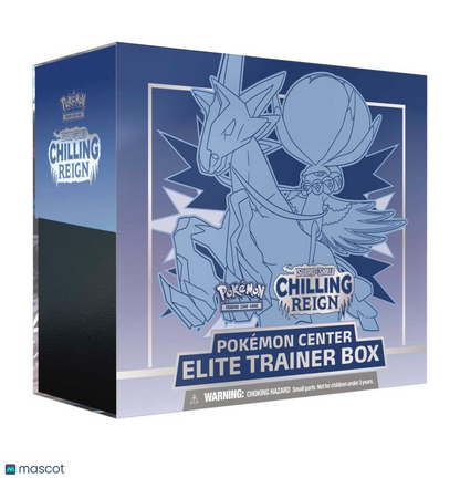 2021 Pokemon SWSH Chilling Reign (Ice Rider) Pokemon Center Elite Trainer Box