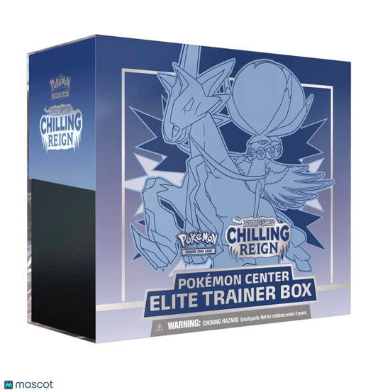 2021 Pokemon SWSH Chilling Reign (Ice Rider) Pokemon Center Elite Trainer Box