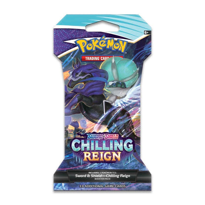 2021 Pokemon Sword & Shield Chilling Reign Sleeved Booster Pack