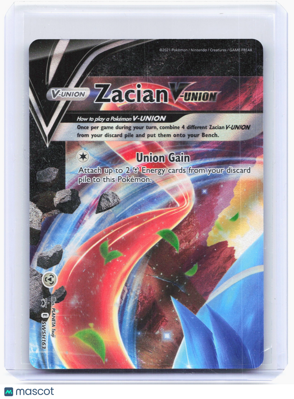 2021 Pokemon—Zacian V-Union [Set of 4] #163-165 Sword & Shield—Black Star Promo