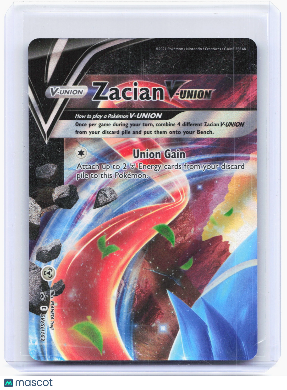2021 Pokemon—Zacian V-Union [Set of 4] #163-165 Sword & Shield—Black Star Promo