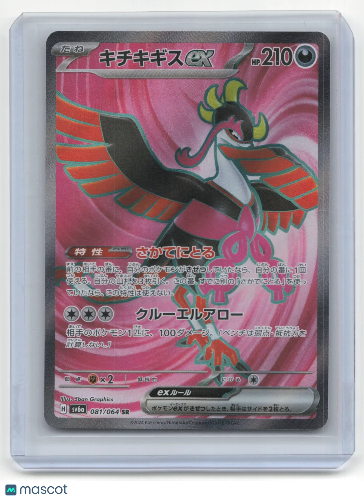 2024 Pokemon Fezandipiti EX Night Wanderer #081/064 Japanese - Papa Joey's Collectibles