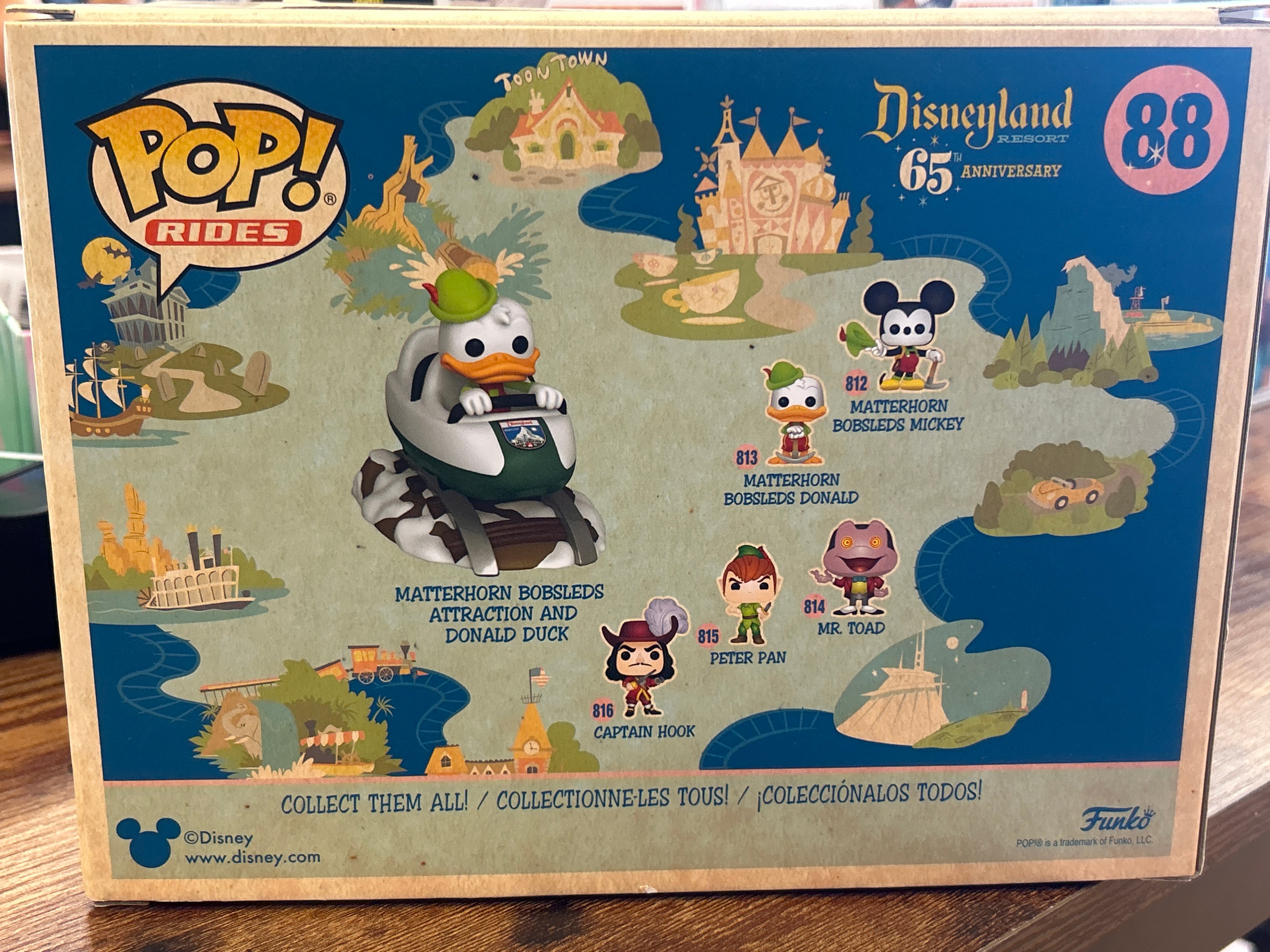 Funko Disneyland Resort 65th Anniversary: Matterhorn... & Donald Duck #88 (Good)