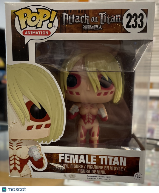 Funko Attack on Titan Female Titan #233 Okay (Resealed)
