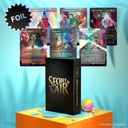 2021 Magic: The Gathering Secret Lair Drop: Saturday Morning D&D (Foil Edition)