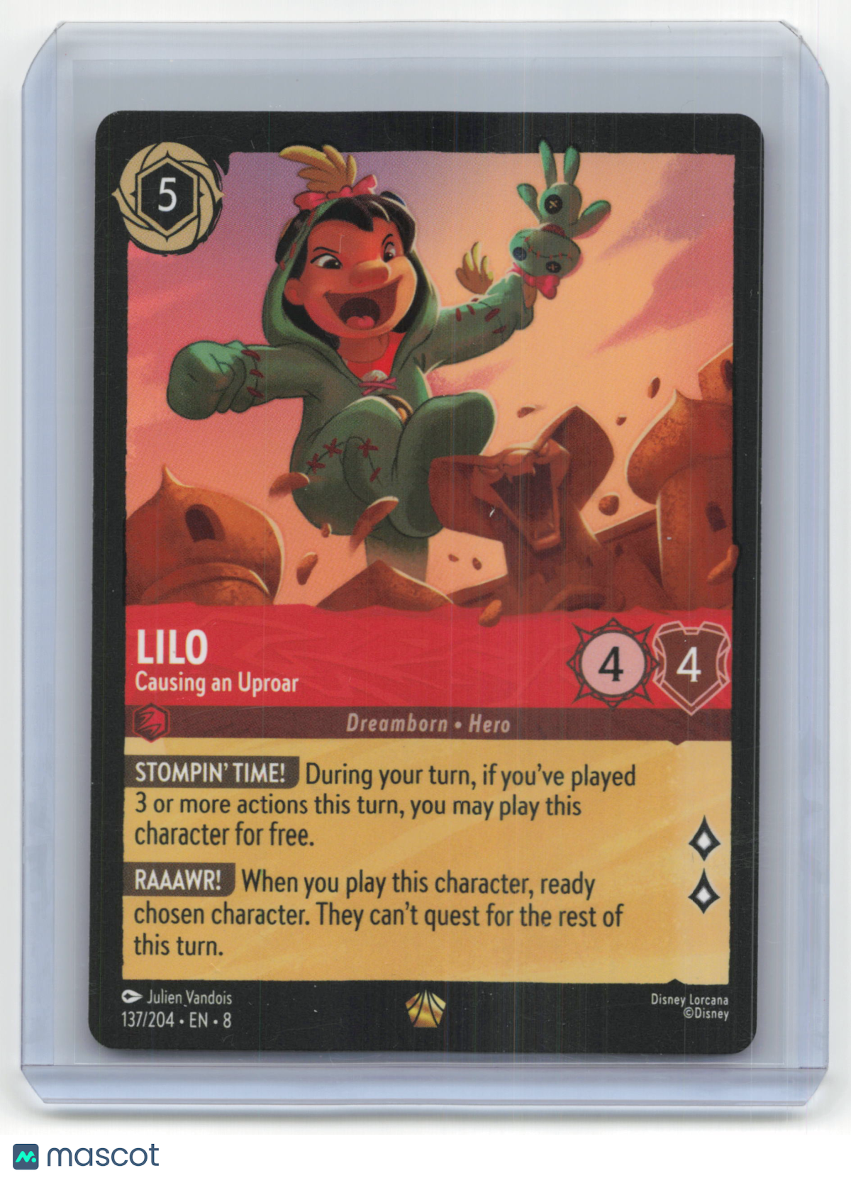 2025 Lorcana Lilo Reign of Jafar #137/204 English