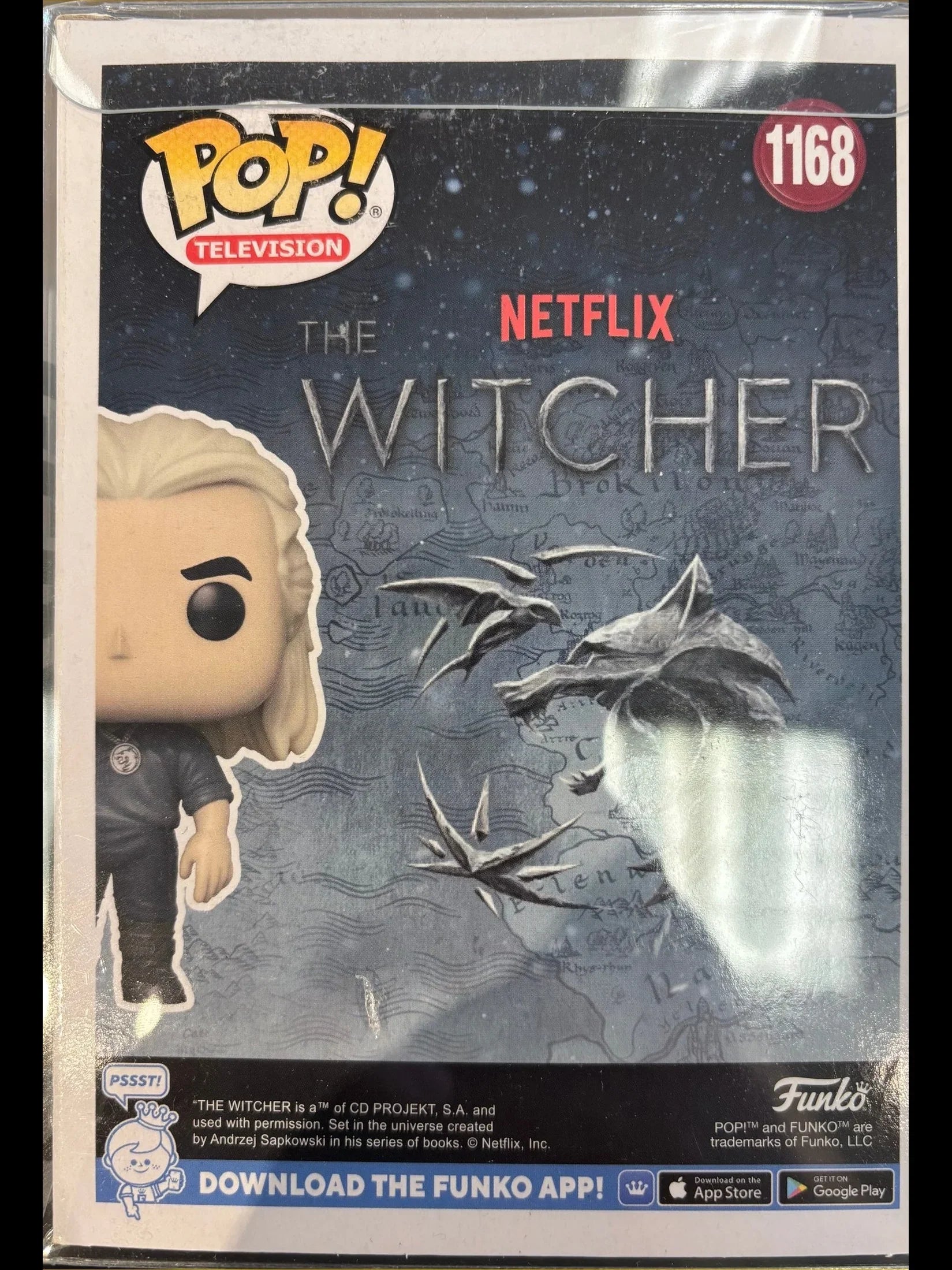 2021 Funko The Witcher NYCC Limited Edition Geralt #1168 - Papa Joey's Collectibles