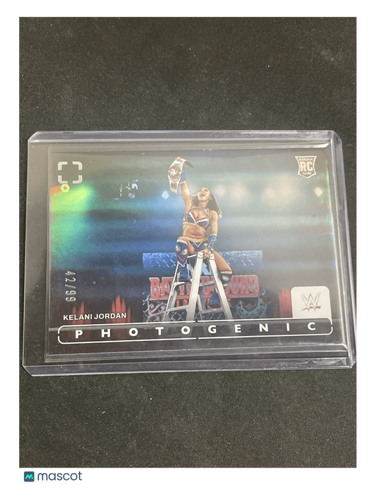 2023 Panini Photogenic Wrestling Kelani Jordan RC 42/99 #4/199 - Papa Joey's Collectibles