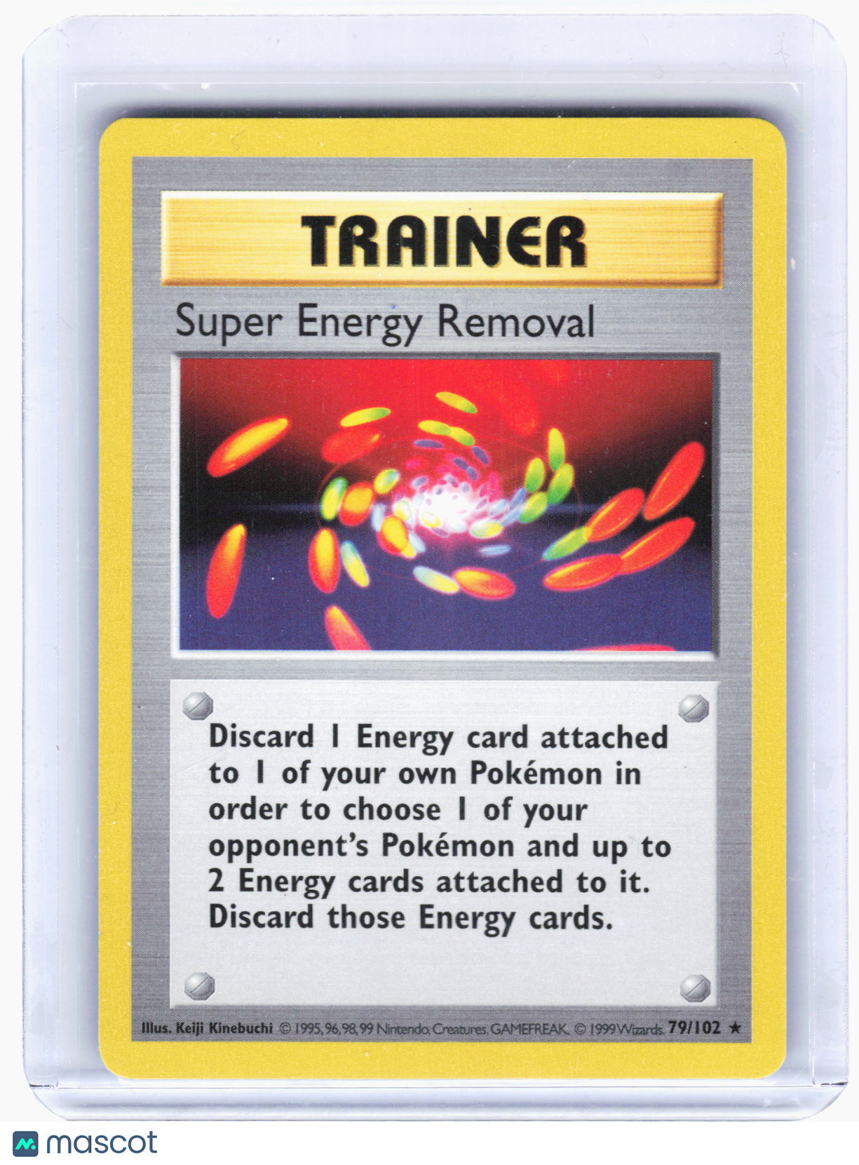 1999 Pokemon—Super Energy Removal #79/102 Base Set (Shadowless)—Rare Nonfoil