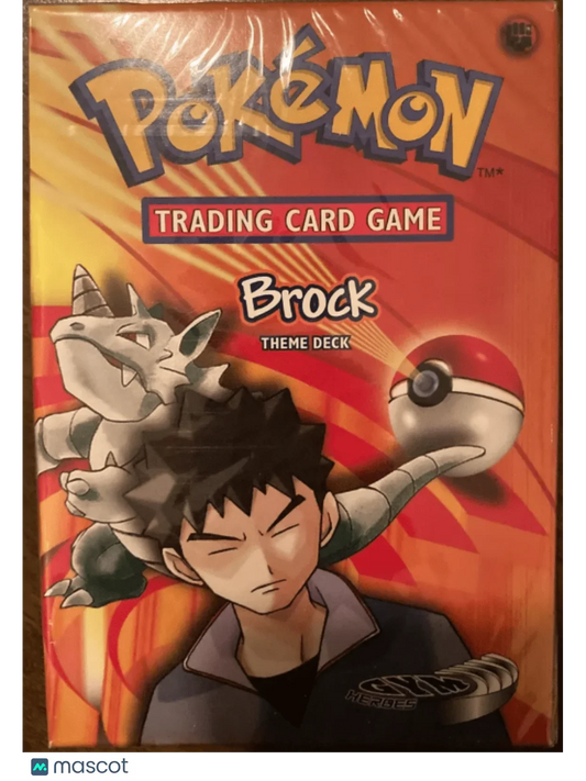 2000 Pokemon Gym Heroes Brock Theme Deck - Papa Joey's Collectibles