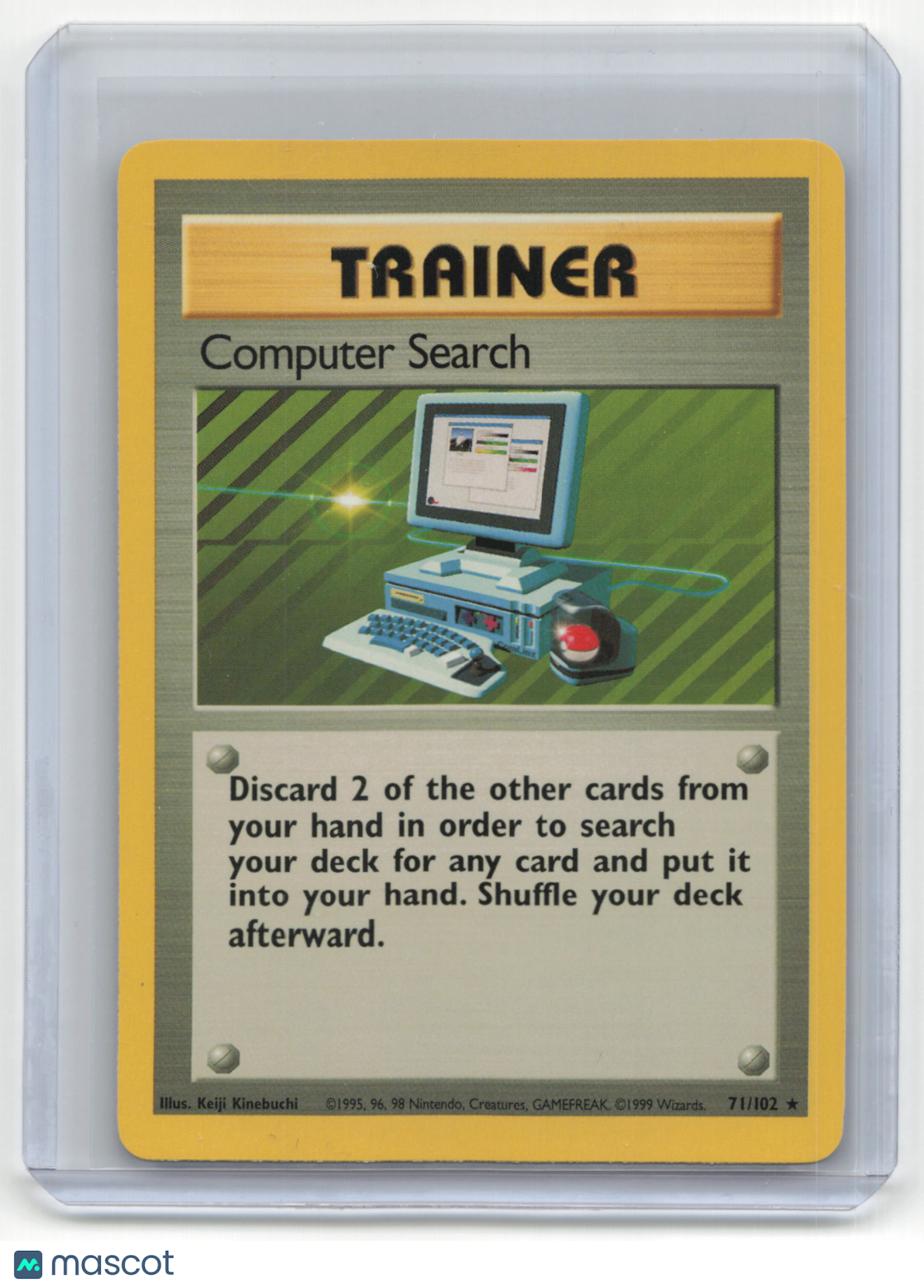 1999 Pokemon TCG Computer Search Base Set #71/102