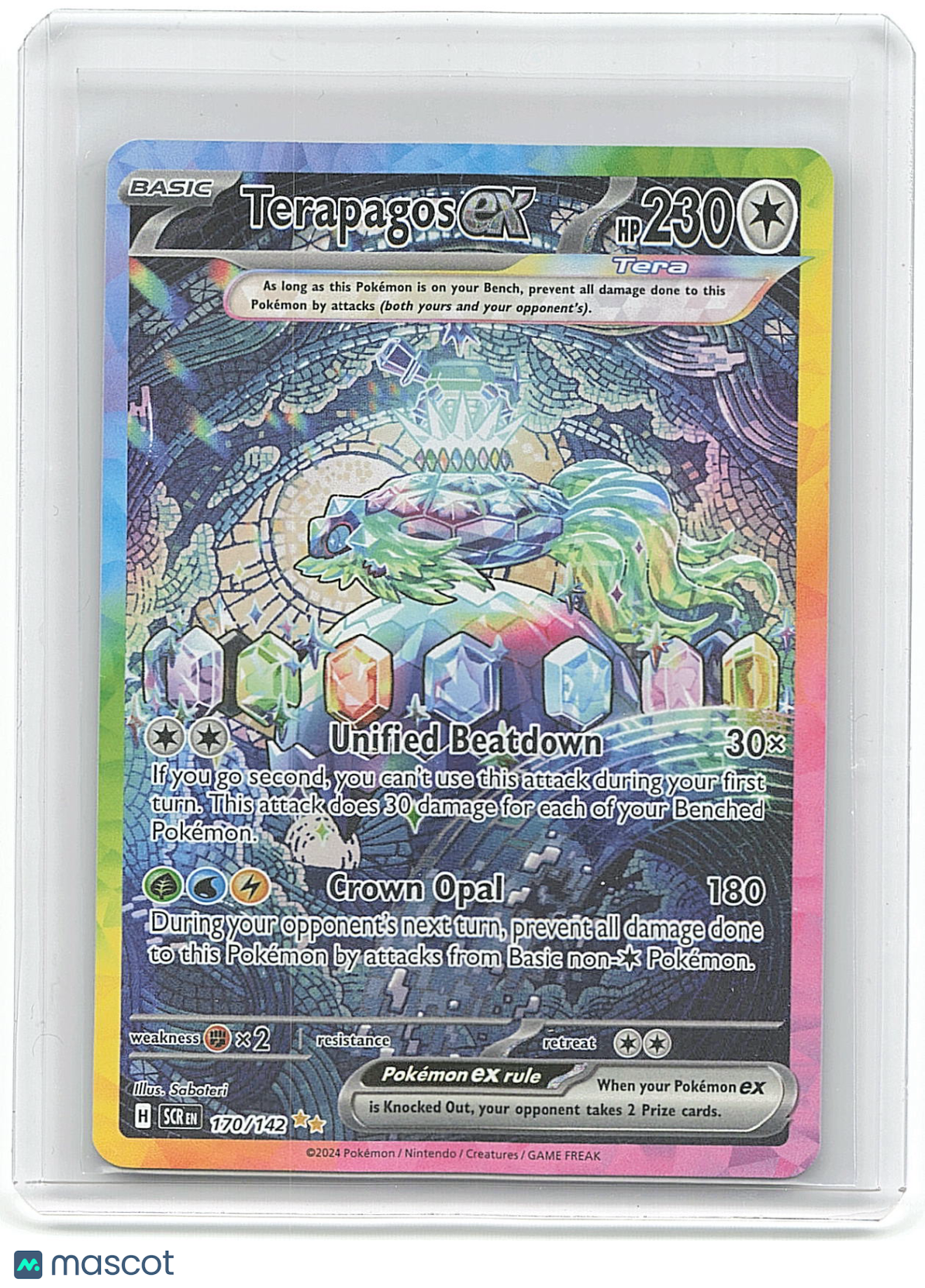 2023 Pokémon Terapagos ex #170/142