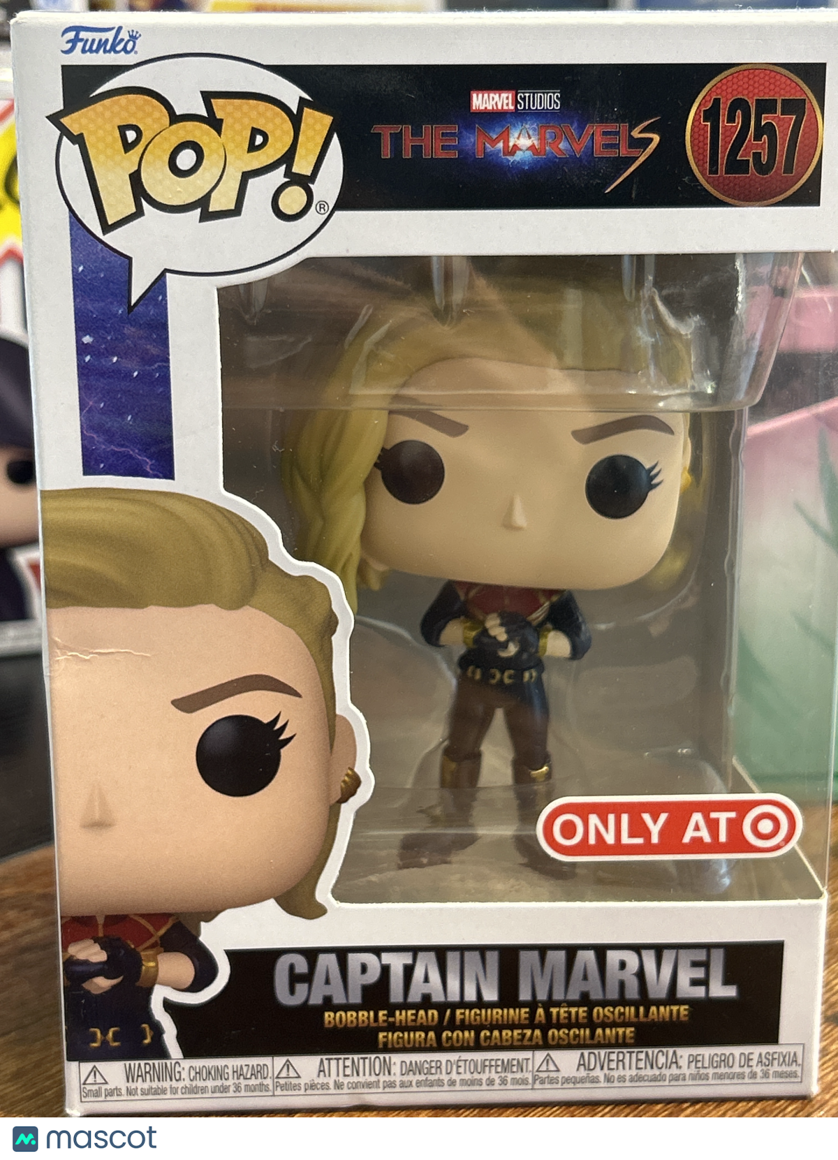 Funko The Marvels Captain Marvel #125 (Good)  Target Exclusive