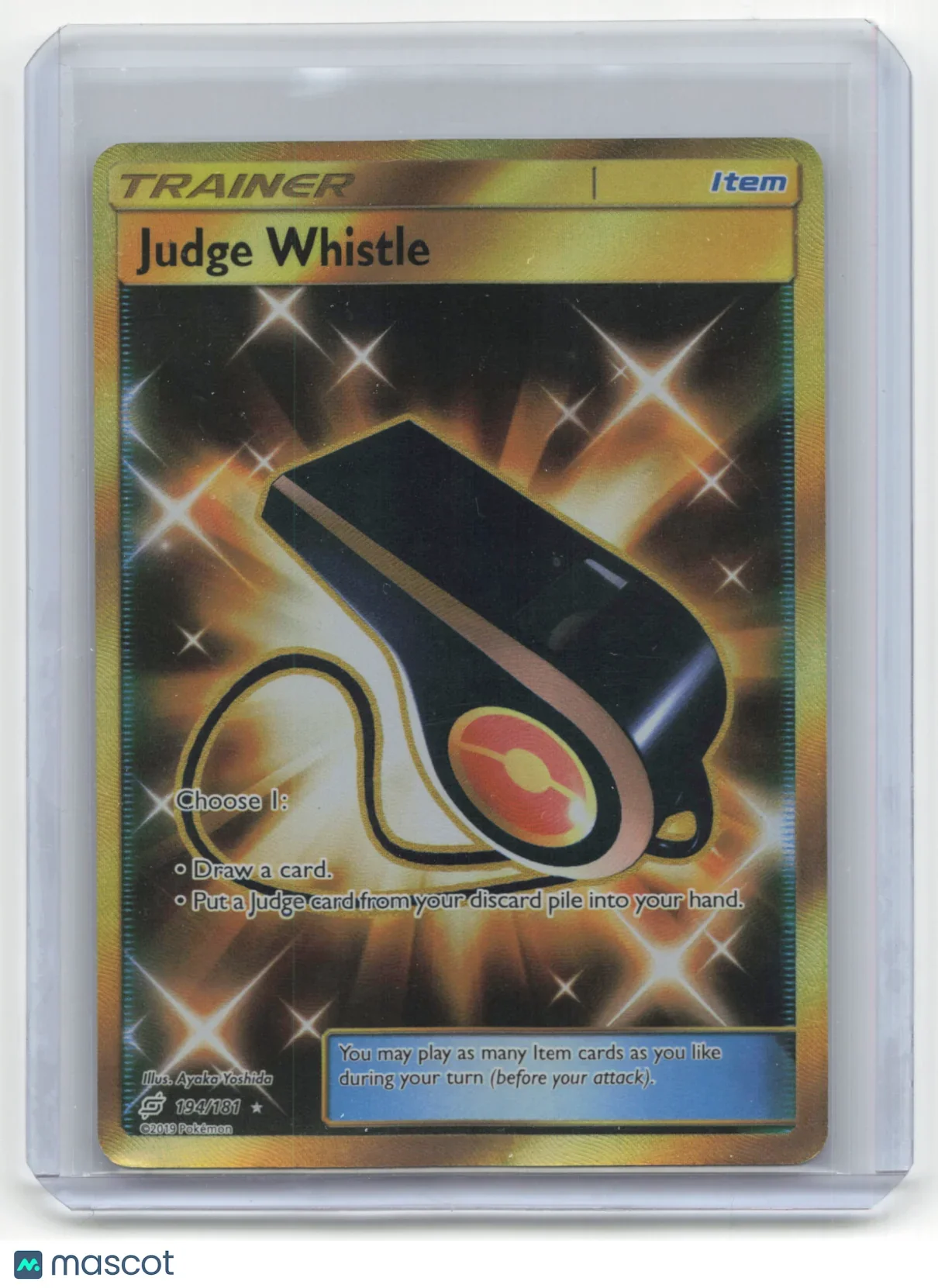 2019 Pokemon Judge Whistle Tag Team #194/181 - Papa Joey's Collectibles