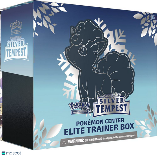 2022 Pokemon Sword & Shield Silver Tempest Pokemon Center Elite Trainer Box
