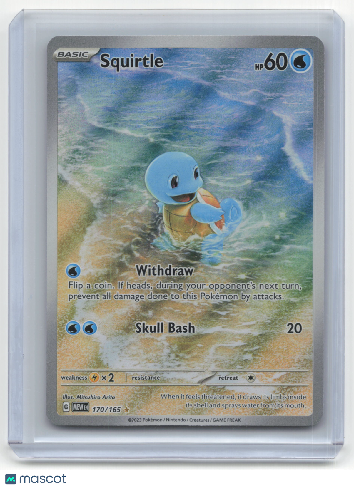 2023 Pokemon TCG Squirtle Pokemon 151 #170/165