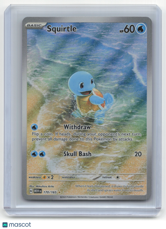 2023 Pokemon TCG Squirtle Pokemon 151 #170/165