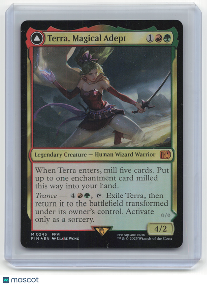 2025 Magic: The Gathering—Terra, Magical Adept #M 0245 Final Fantasy— Foil